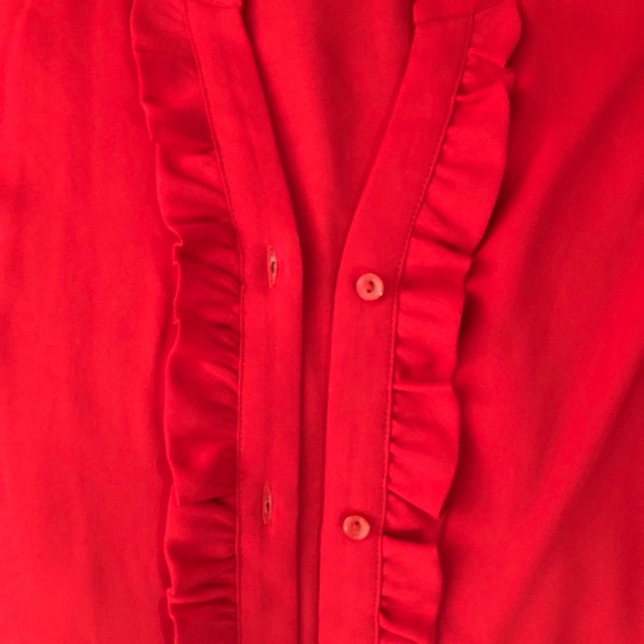 NWT Candies Long Sleeve Button Down Blouse - Picture 3 of 6